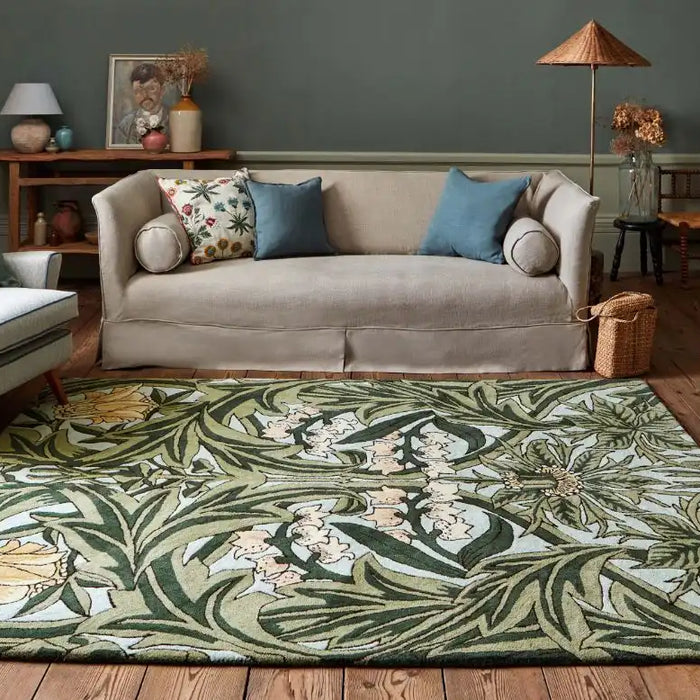 Styling Stunning, Timeless Florals With William Morris Rugs