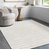 Cascade Our Pnw Home X Livabliss Scandi High Pile Ivory/Taupe Area Rug PNWCS2307