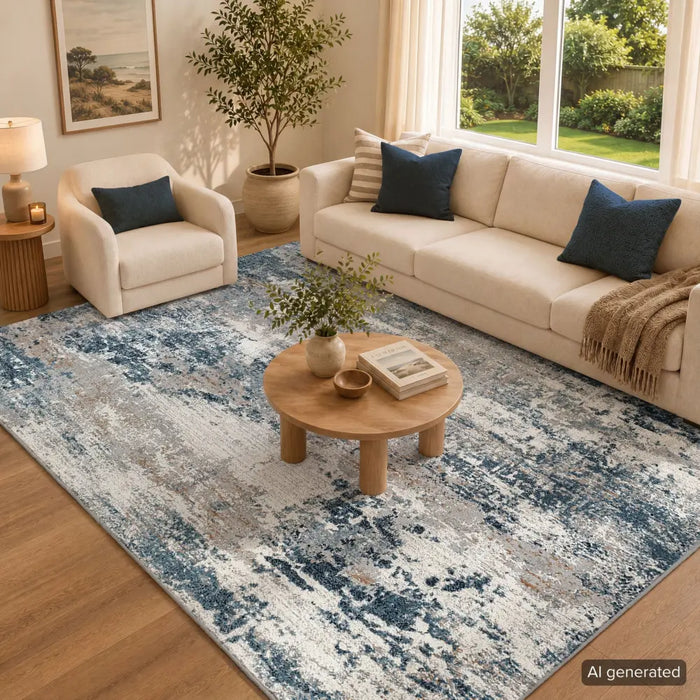 Allegro Abstract Modern Marble ALG2306 Rug