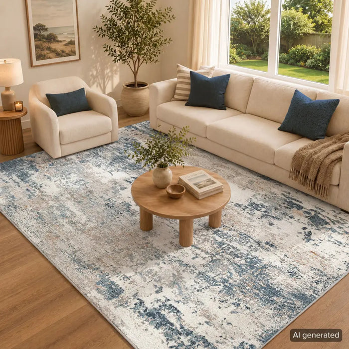 Allegro Abstract Modern Marble ALG2307 Rug