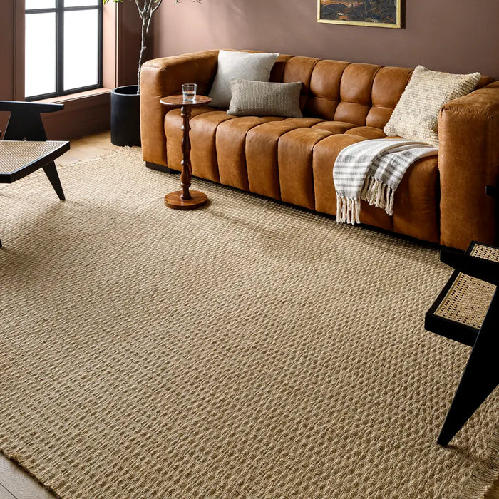 Kimi Becki Owens X Livabliss Natural Fiber Camel Jute Area BOKM2300