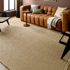 Kimi Becki Owens X Livabliss Solid And Border Camel Jute Area BOKM2301