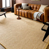 Kimi Becki Owens X Livabliss Solid And Border Brown Jute Area BOKM2303