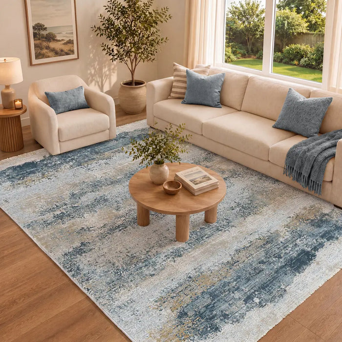 Brunswick Abstract Fringe BWK2304 Rug