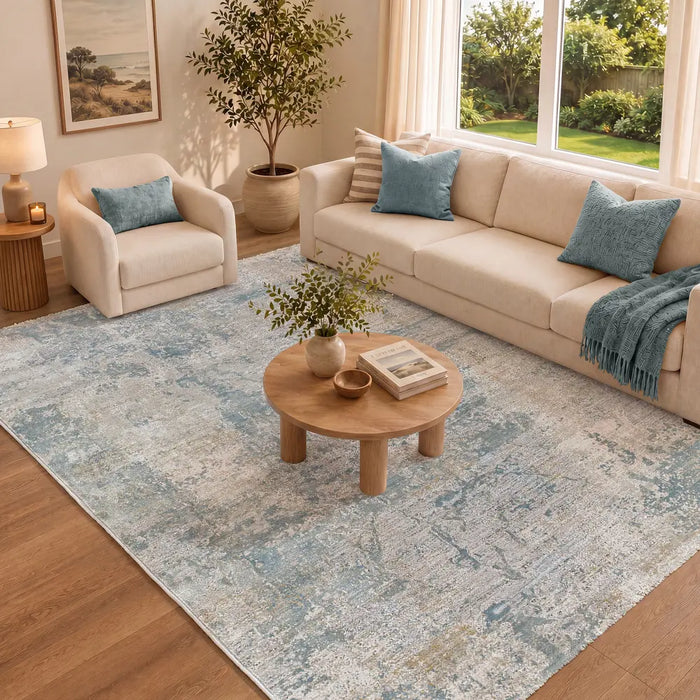 Brunswick Abstract Fringe BWK2307 Rug