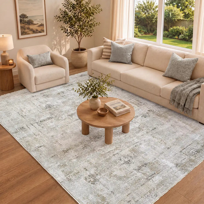 Brunswick Abstract Fringe BWK2346 Rug