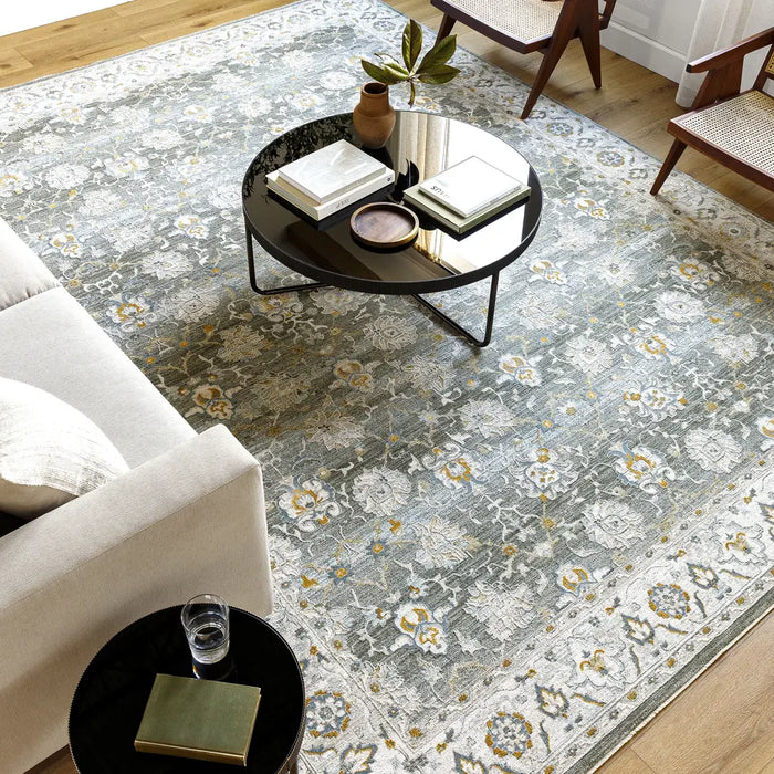 Dresden Vintage Traditional Boho Fringe DRE2324 Rug