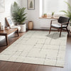 Ava Scandi Modern High Pile Ivory/Black Area FEU2300