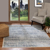 Dania Vintage Oriental Boho Blue/White Rug FSA2387