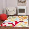Limburg Modern Orange Yellow Green Blue Graphic Living Dining Bedroom Rug LBU2317