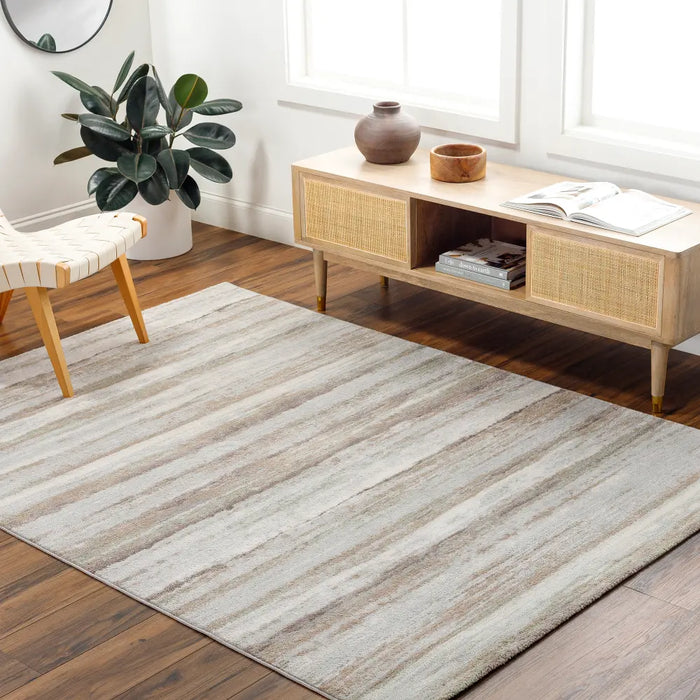 Pandora Scandi Modern Dark Brown Area Rug ROM2402