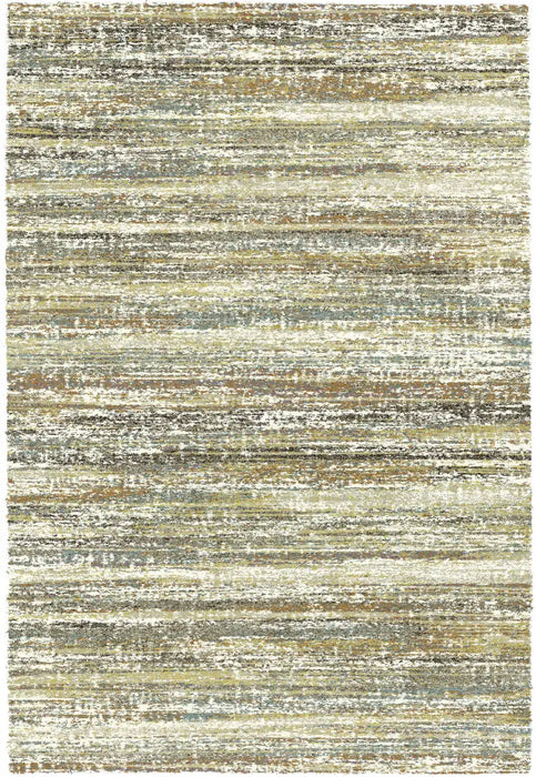 Mastercraft mehari 023 0094 6969 Yellow, Multicoloured Living Room Shaggy Rug.