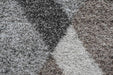 Mastercraft mehari 023 0314 6262 Grey, Beige, Ivory, Multicoloured, Cream Living Room Shaggy Rug.