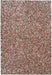 Mastercraft coral 24001 1121 Red Living Room Shaggy Rug.