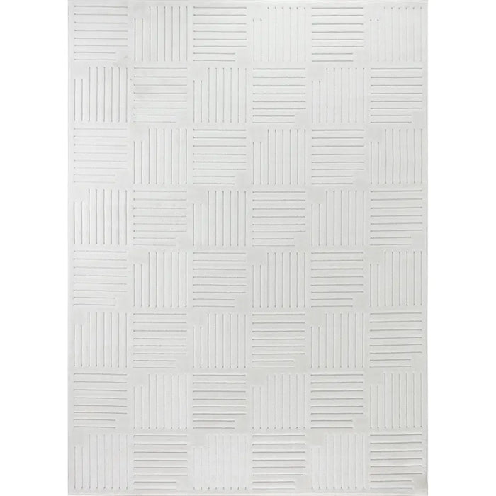 Midori In- & Outdoor 3D High & Low Pile Textured Beige Rug LMM2314
