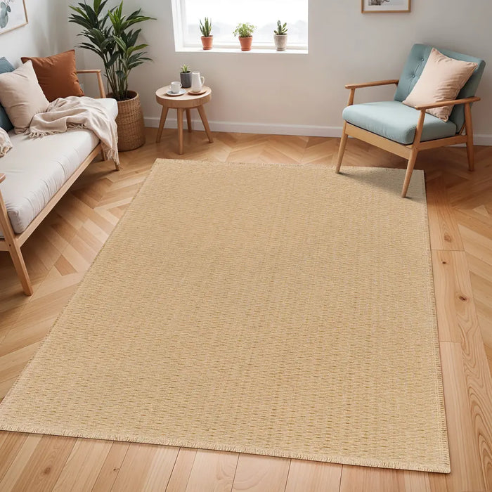 Kimi Becki Owens X Livabliss Natural Fiber Camel Jute Area BOKM2300