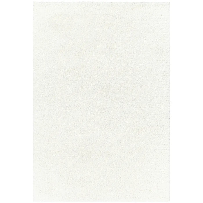 Claire Shaggy Solid Color Plush Pile OffWhite Area CDG2302