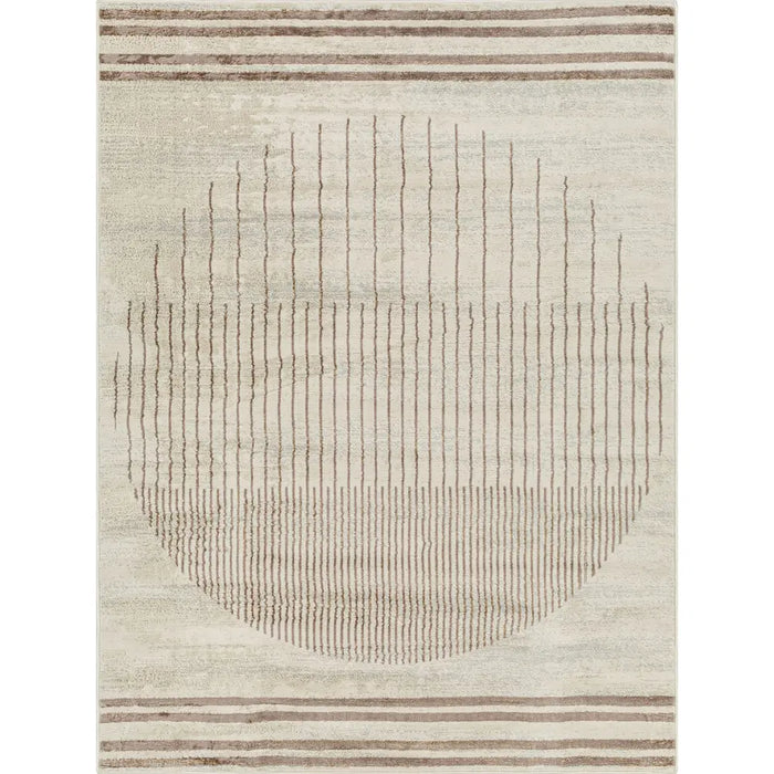 Enso2 Scandi  Enso Scandi Geometric Light Brown Rug FSA2370