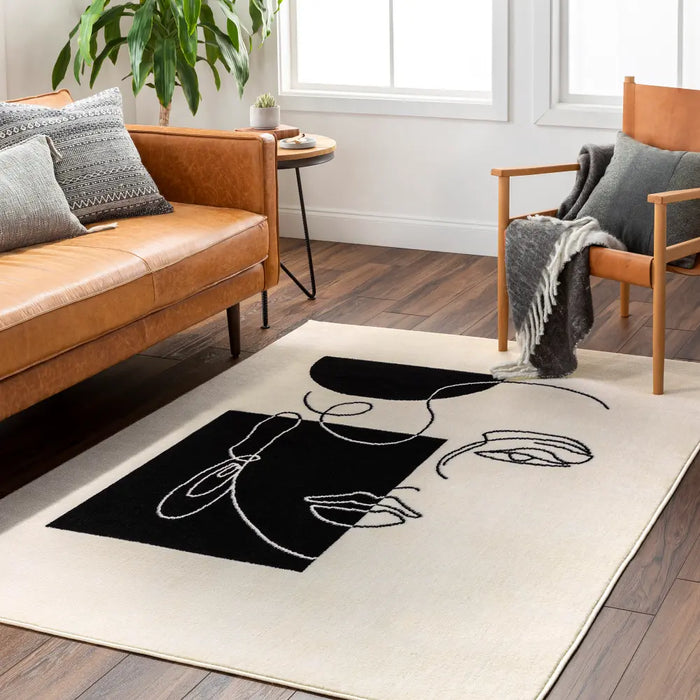 Francesca Scandi Modern Beige Rug PSS2347