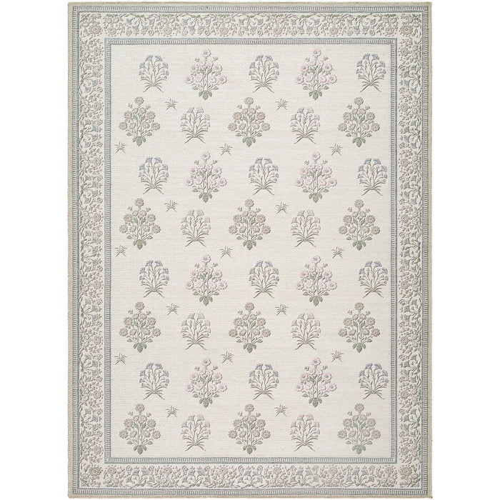 Thistle Washable Modern Floral THT2301 Rug