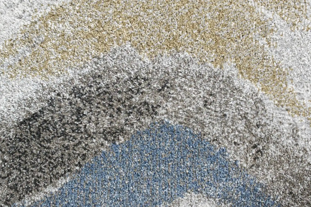 Mastercraft liberty 034 0043 6151 Blue, Multicoloured Living Room Floral Rug.