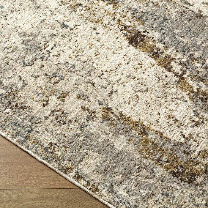 Arda Abstract Modern Marble Fringe ACZ2304 Rug