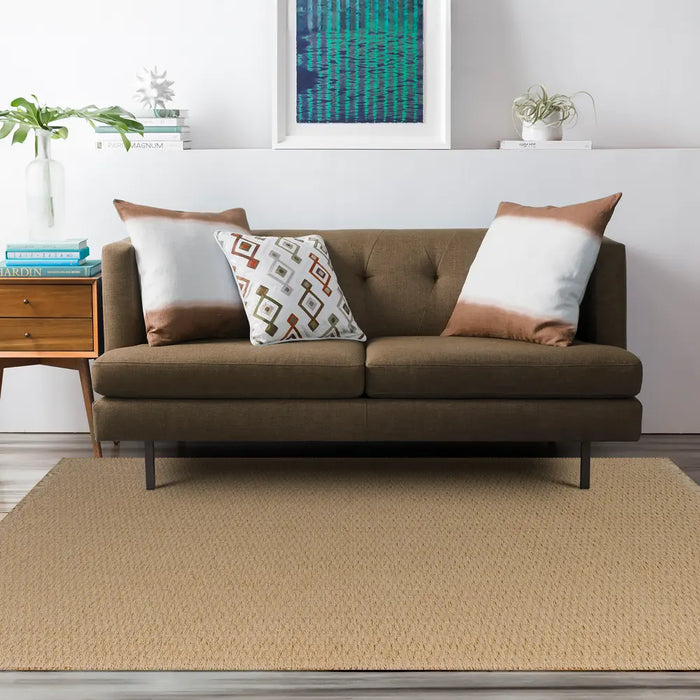 Kimi Becki Owens X Livabliss Natural Fiber Camel Jute Area BOKM2300