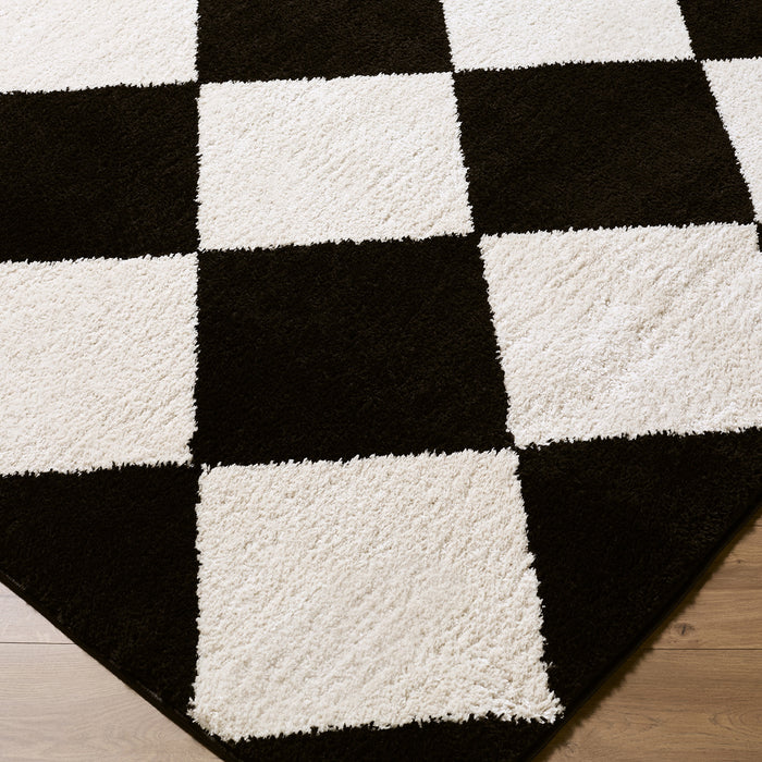 Tivoli Washable Modern High Pile Diamond Pattern EDRV2305 Rug