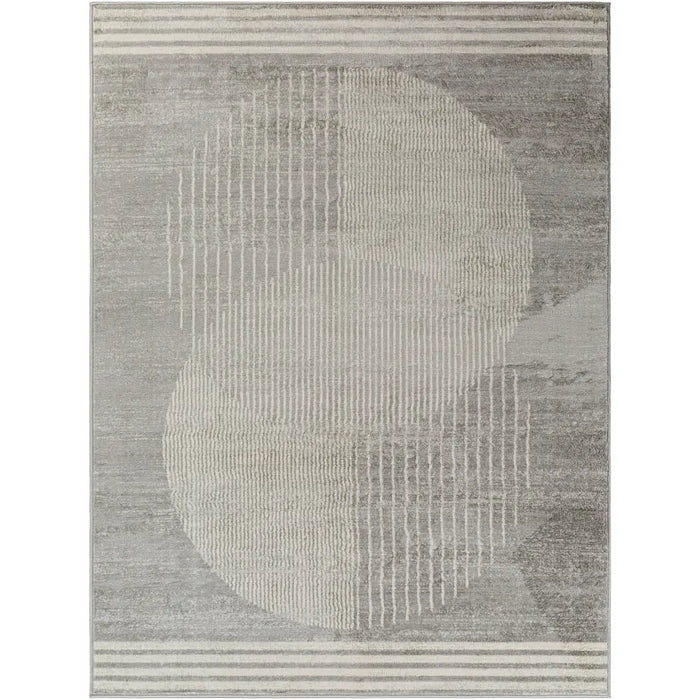 Enso2 Scandi  Geometric Light Grey Rug FSA2375