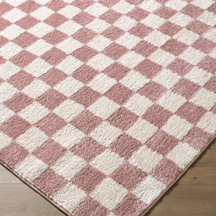Fossay Shag Washable Modern High Pile Checkered FSG2354 Rug