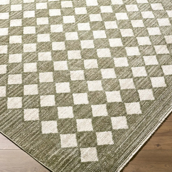 Galey Alix Myrtle Avenue VII Geometric Diamond Pattern Fringe GAMY2306 Rug
