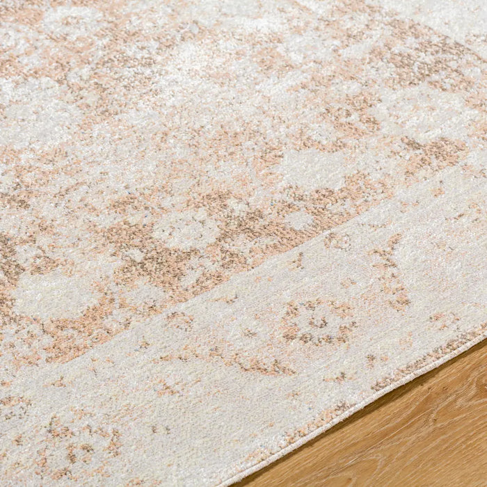 Anseline Machine Washable Oriental Boho Rust Area LLL2354