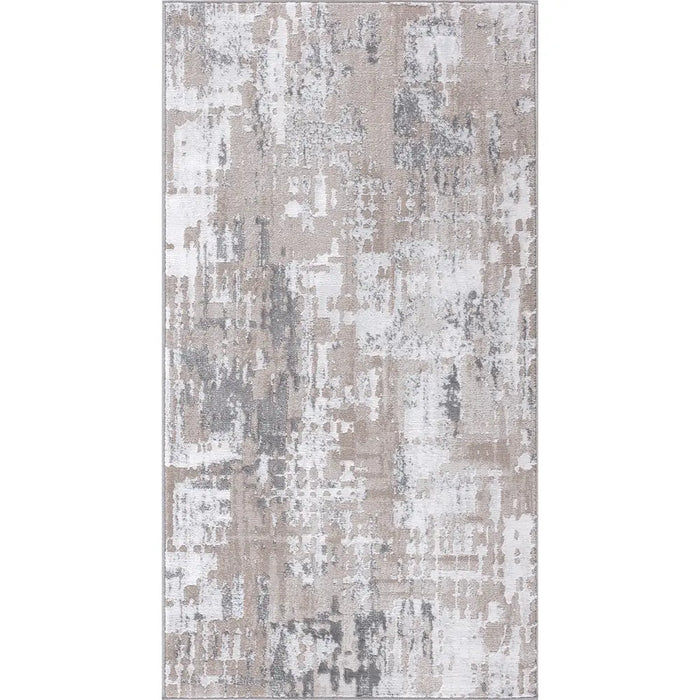 Organa Abstract Modern Marble White/Beige Area Rug LSR2343