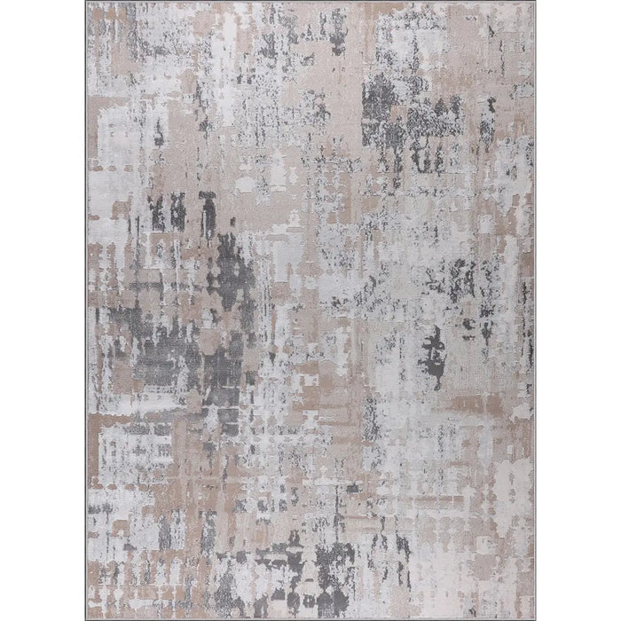 Organa Abstract Modern Marble White/Beige Area Rug LSR2343