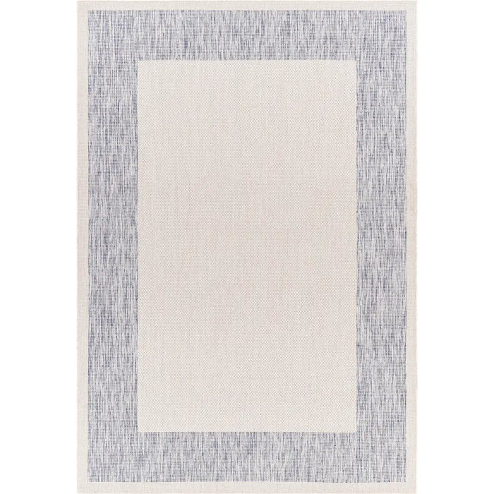 Layla In- & Outdoor Blue Ivory Cottage Rug TRG2367