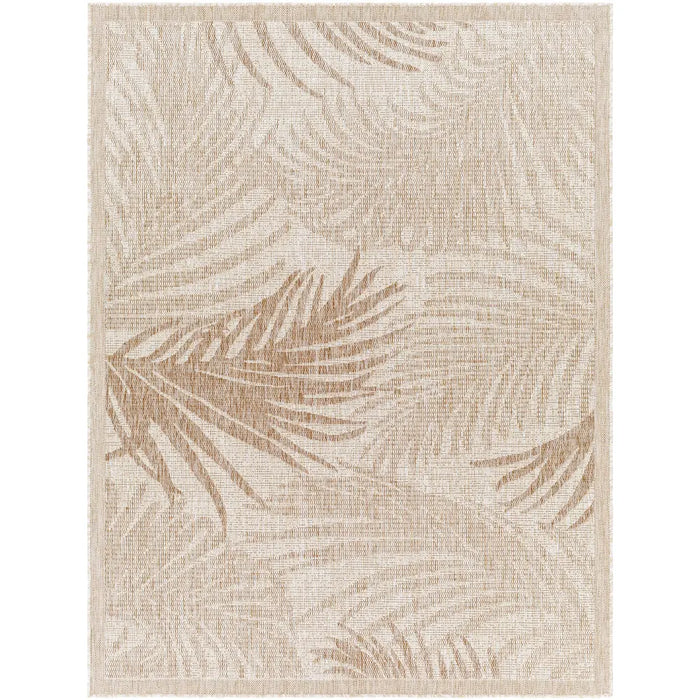 Vanessa In- & Outdoor Coastal JuteLook Brown Area Rug TRG2384