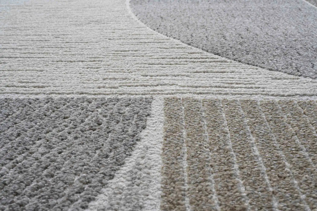 Mastercraft milano mastercraft 046 0002 6191 Grey, Beige, Ivory, Multicoloured Living Room  Rug.