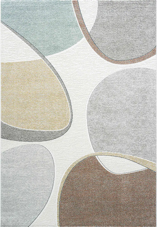 Mastercraft milano mastercraft 046 0004 6161 Green, Grey, Beige, Ivory, Multicoloured Living Room  Rug.