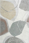 Mastercraft milano mastercraft 046 0006 6161 Green, Grey, Beige, Ivory, Multicoloured Living Room  Rug.