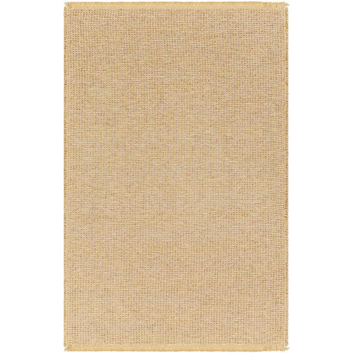 Kimi Becki Owens X Livabliss Solid And Border Brown Jute Area BOKM2303