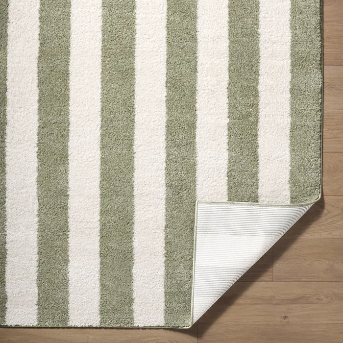 Fossay Shag Washable Modern High Pile Striped FSG2346 Rug