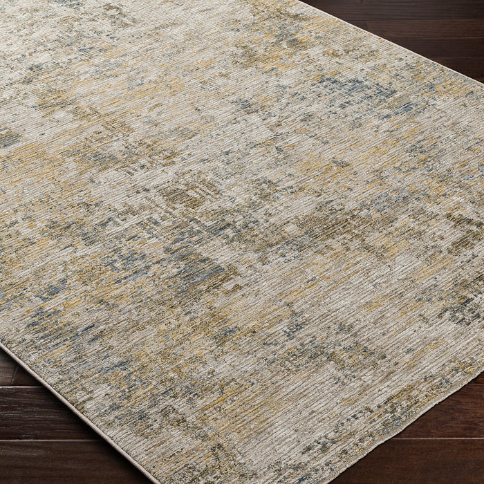 Naila Abstract Modern Marble Fringe IAL2311 Rug