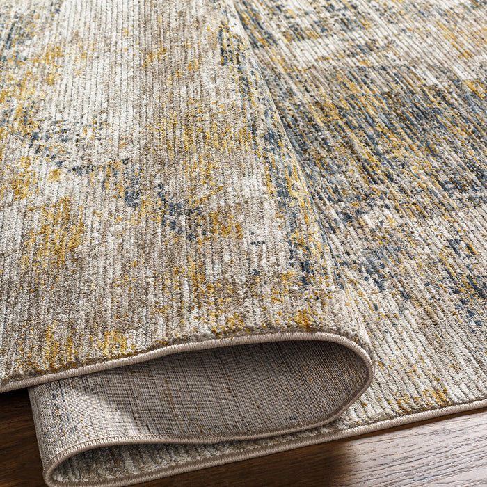 Naila Abstract Modern Marble Fringe IAL2314 Rug