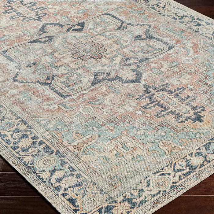 Dido Machine Washable Traditionnal Boho Sage Area KMR2307
