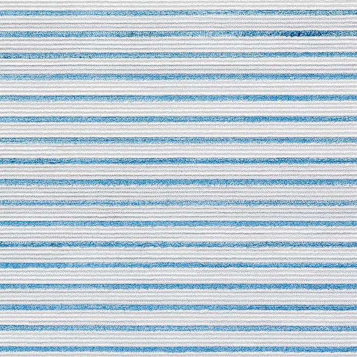 Kaysa Scandi Modern Dark Blue Striped Rug LSR2333
