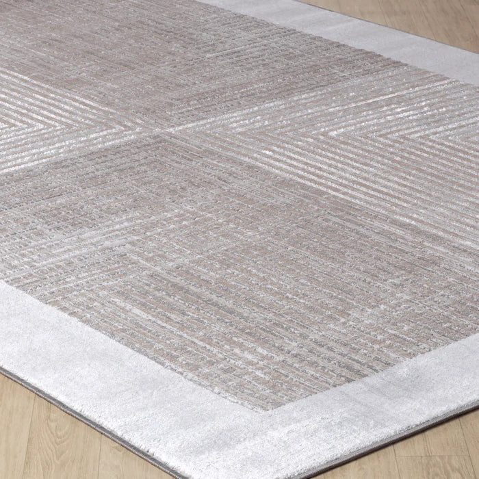 Aitana Scandi Modern Beige/White Area Rug LSR2346