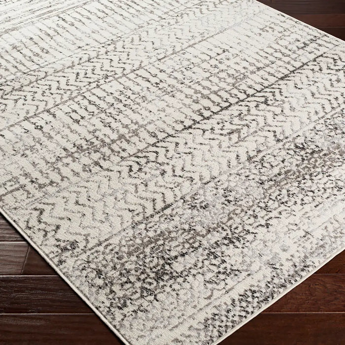 Makiki Scandi  Global Light Grey Area Rug PSS2310
