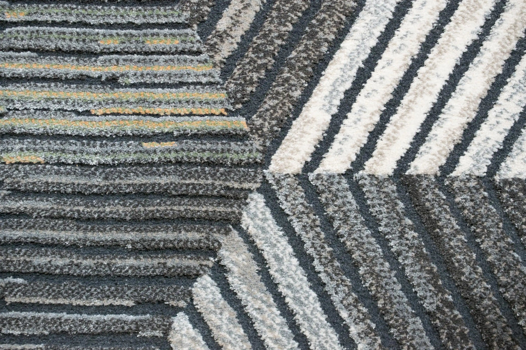Mastercraft canyon mastercraft 52047 5555 Grey, Multicoloured Living Room  Rug.
