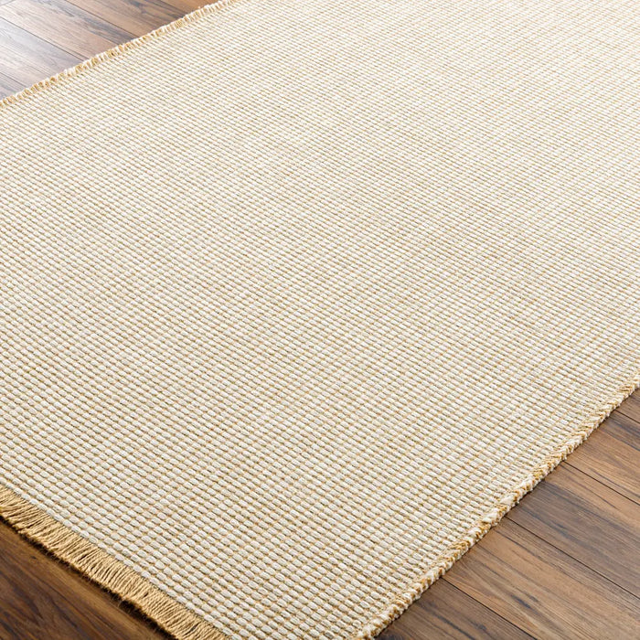 Kimi Becki Owens X Livabliss Solid And Border Mocha Jute Area BOKM2302