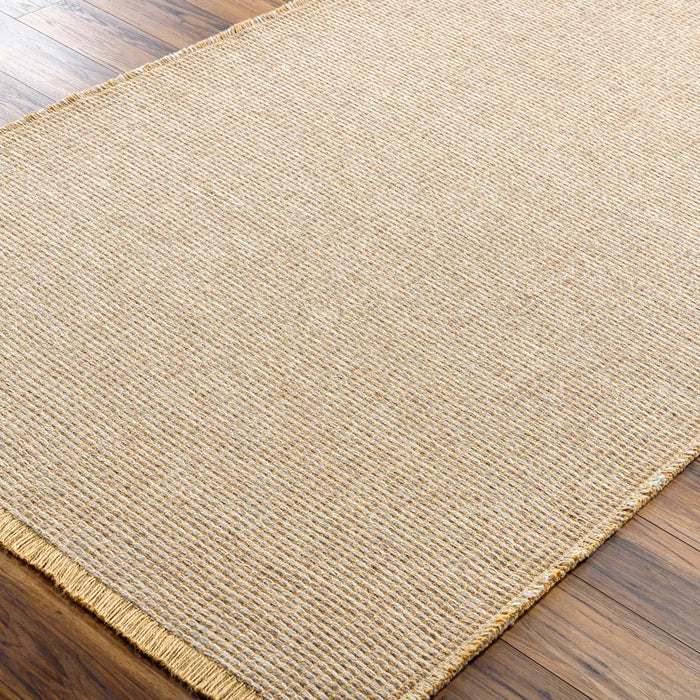 Kimi Becki Owens X Livabliss Solid And Border Taupe Jute Area BOKM2306